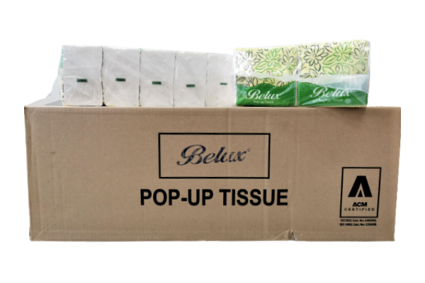 POP Up Facial Tissue (2 PLY x 200's x 60 Pkts)
